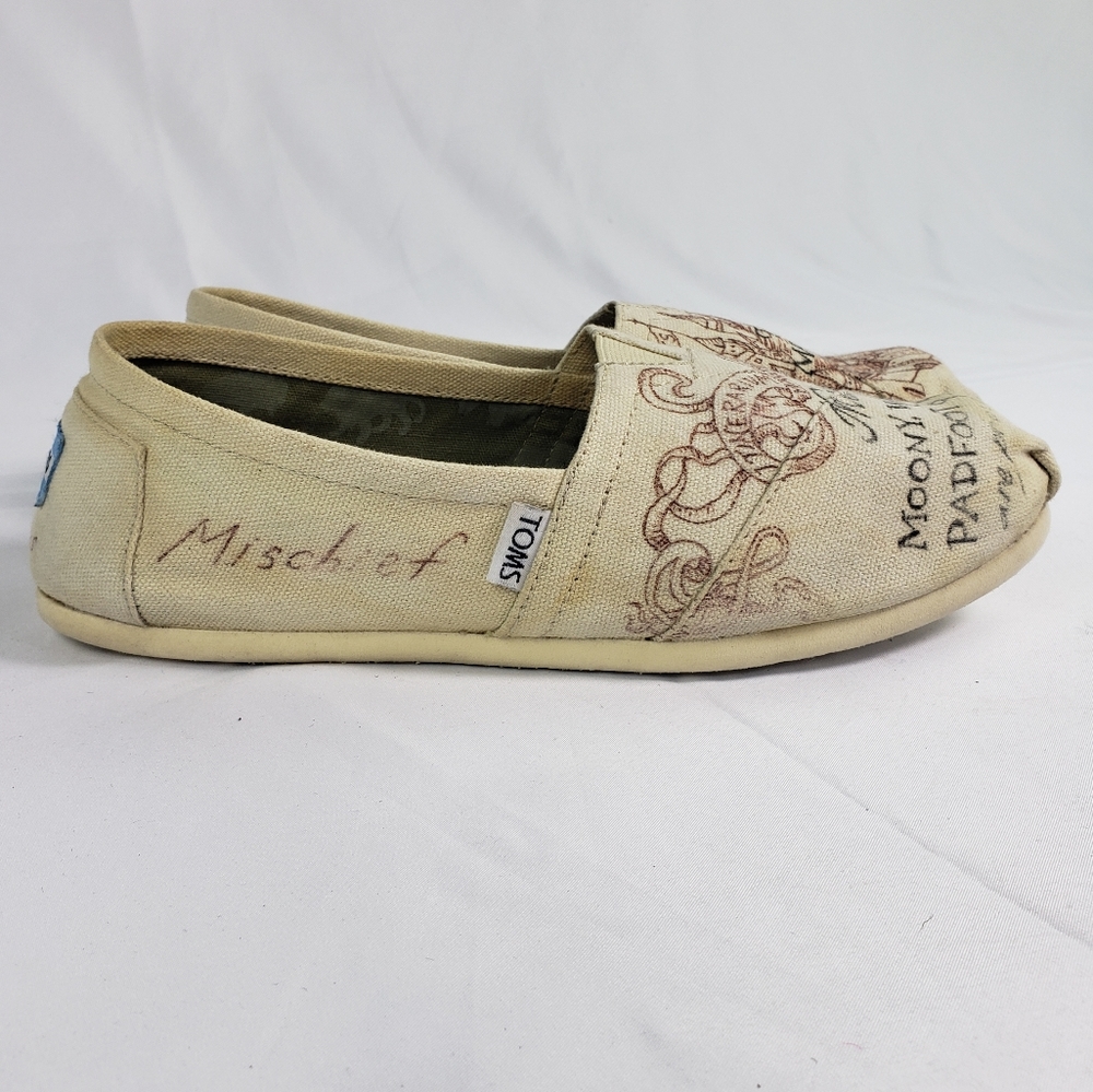 Toms Harry Potter Marauders Map Loafer 8.5